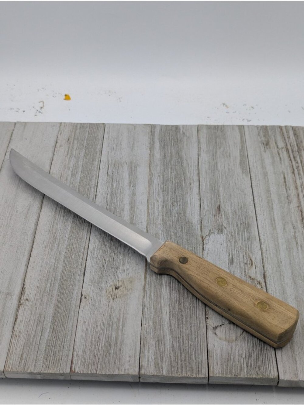 Chicago Cutlery Vintage 66S Slicing Knife 8" Blade Walnut 13" Total #2